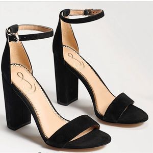 Sam Edelman: Yaro Suede Bloc Heel Sandals | NWOB
